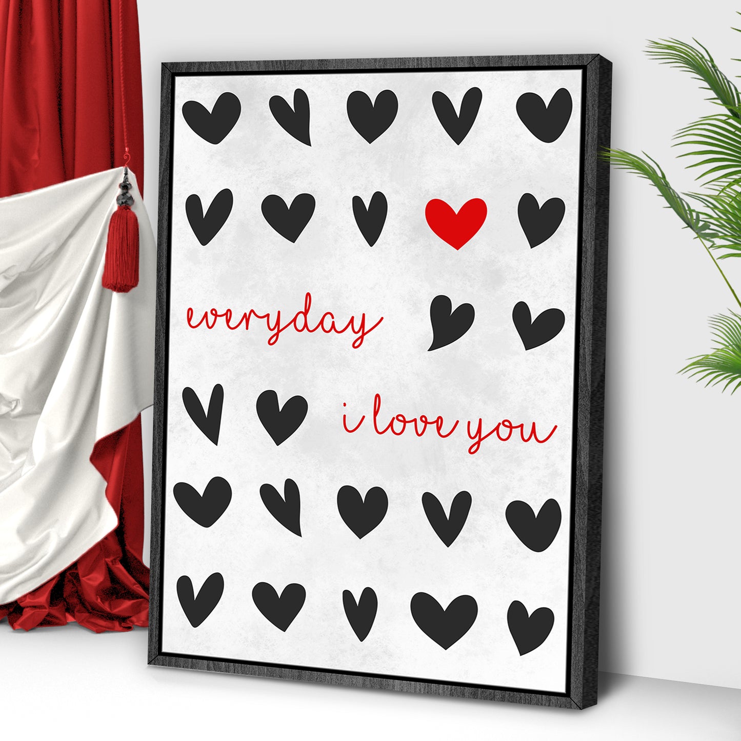Valentine Everyday I Love You Sign Style 2 - Image by Tailored Canvases
