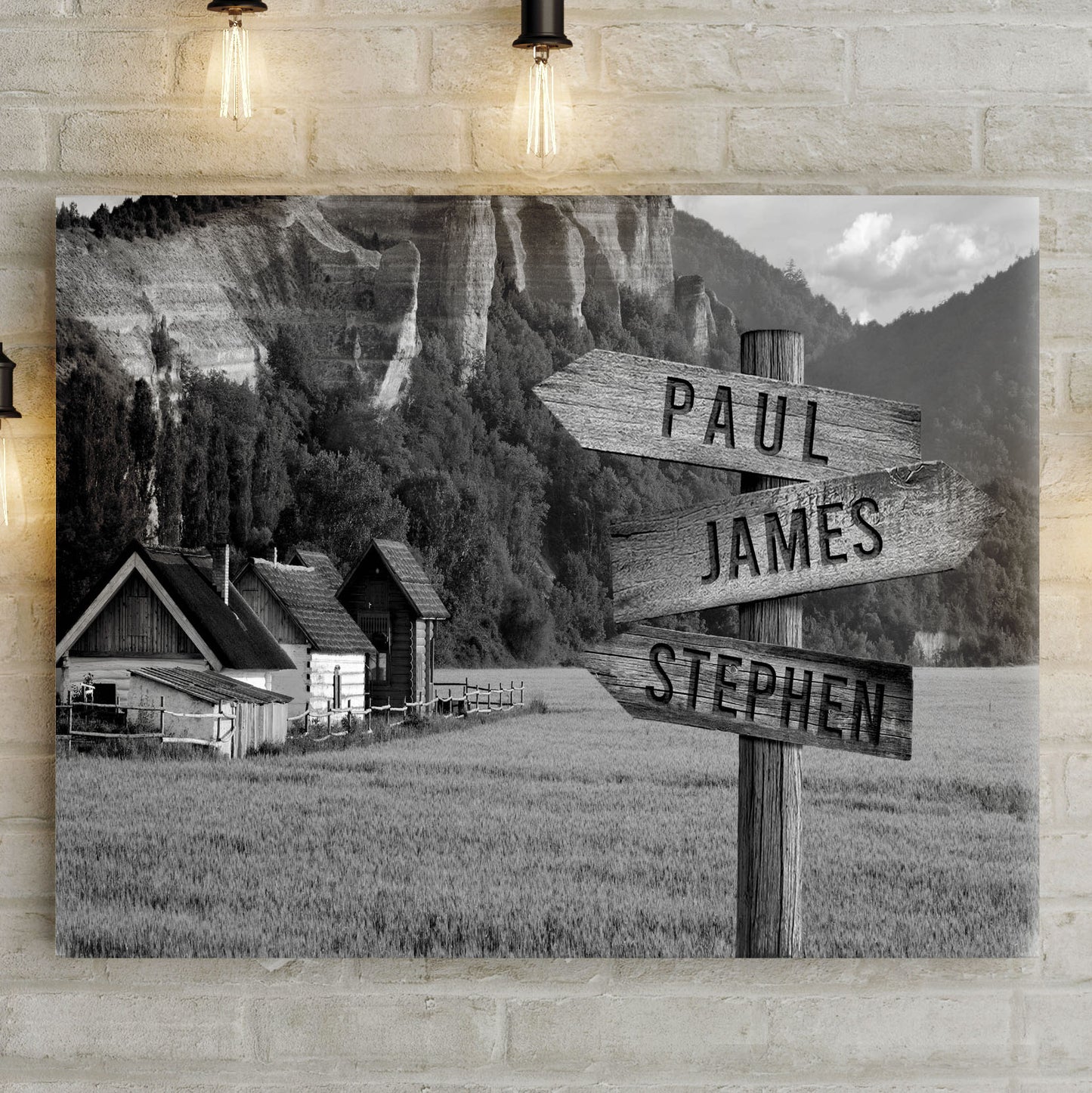 Farmhouse Name Style 2 - Image by Tailored Canvases