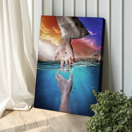 Hand Of God Canvas Wall Art Style 2 - Image by Tailored Canvases