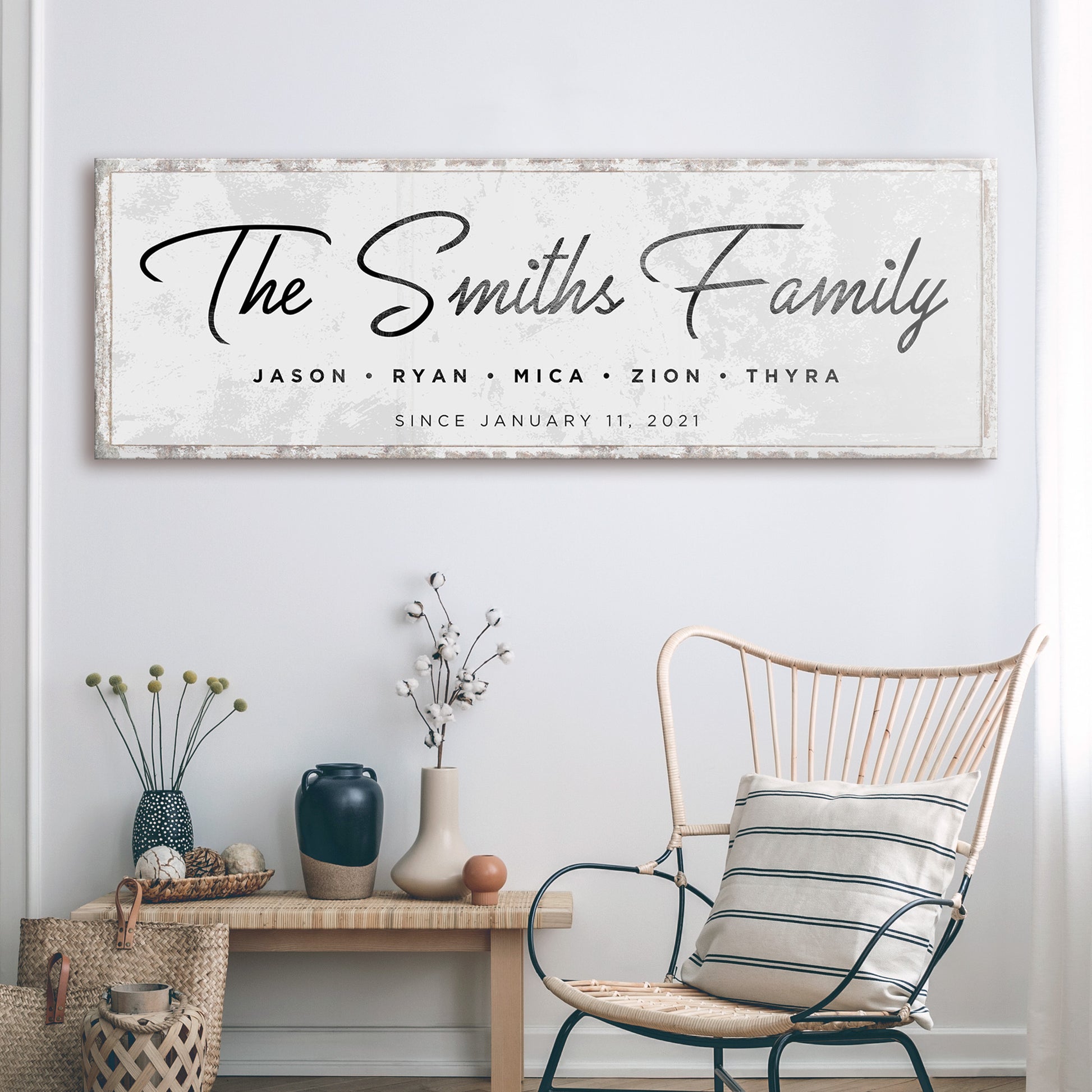 Family Sign IX - Image by Tailored Canvases