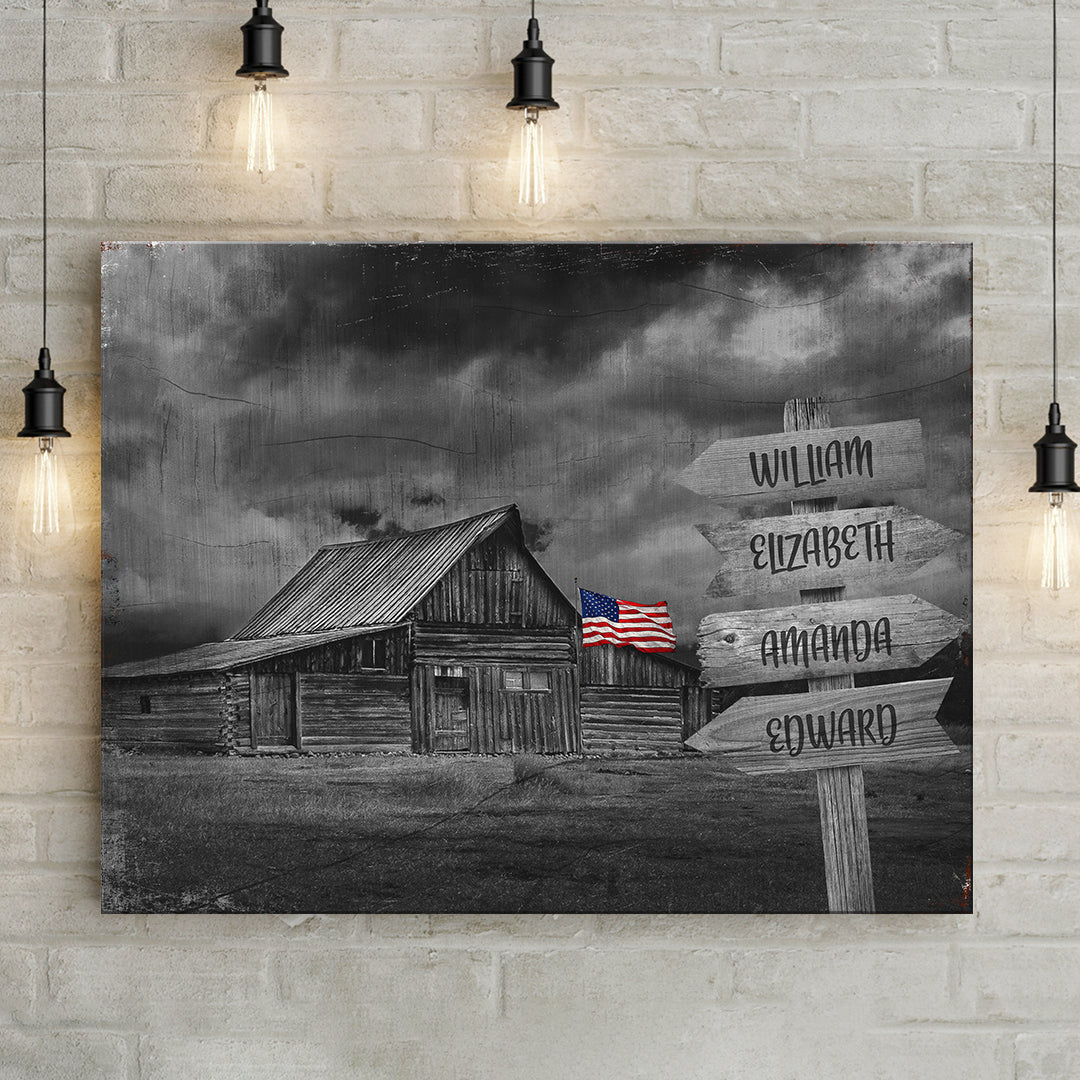 American Family Barn Name Sign - Image by Tailored Canvases