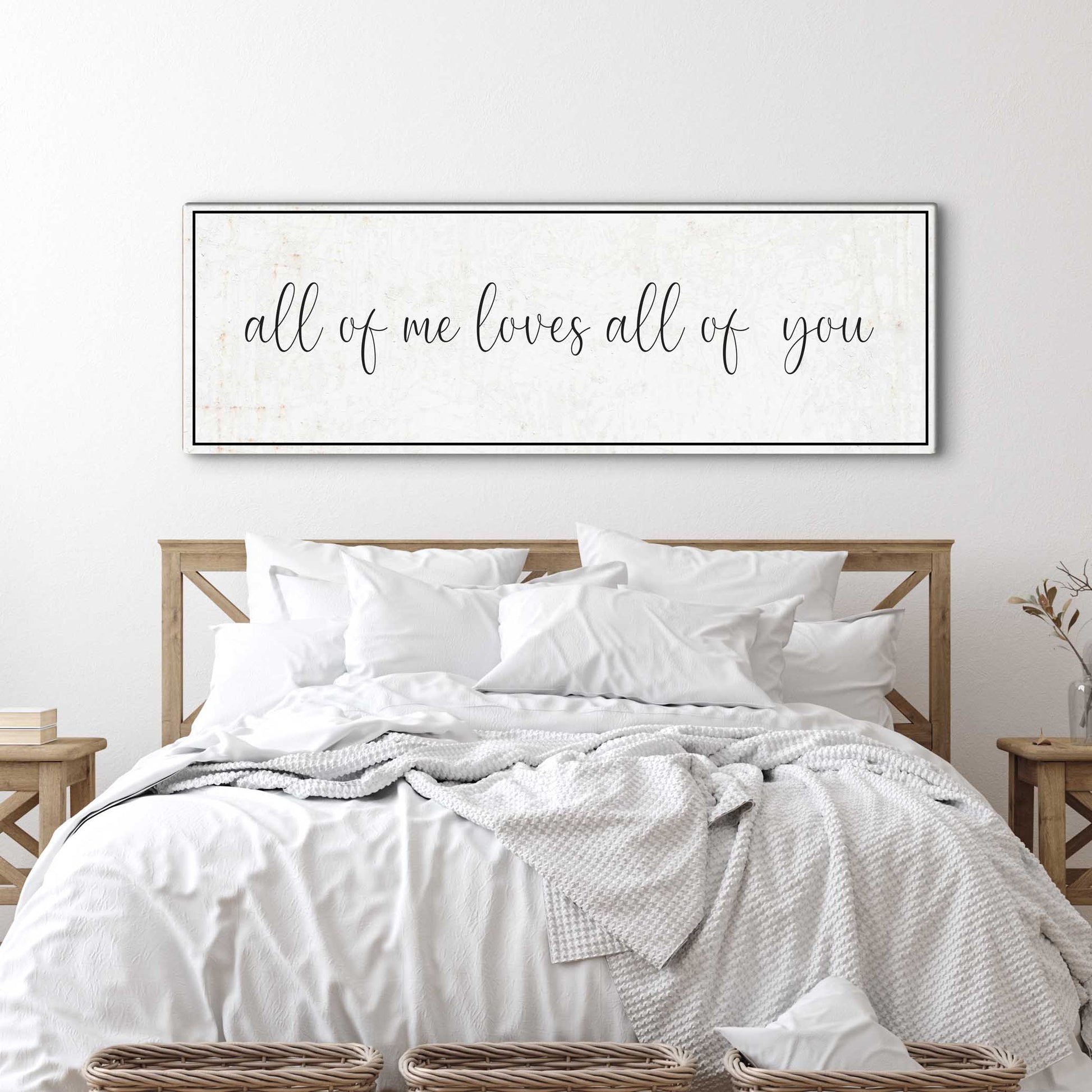 All of Me Loves All of You Canvas Wall Art  II - Image by Tailored Canvases