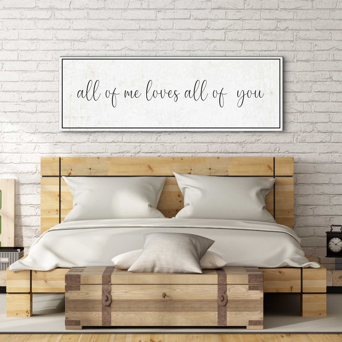 All of Me Loves All of You Canvas Wall Art  II Style 1 - Image by Tailored Canvases