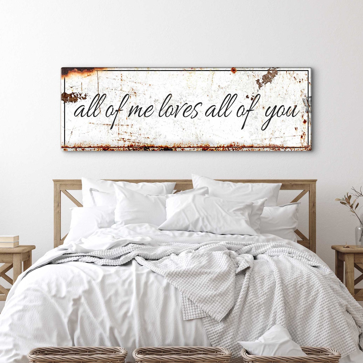 All of Me Loves All of You Canvas Wall Art  II Style 2 - Image by Tailored Canvases