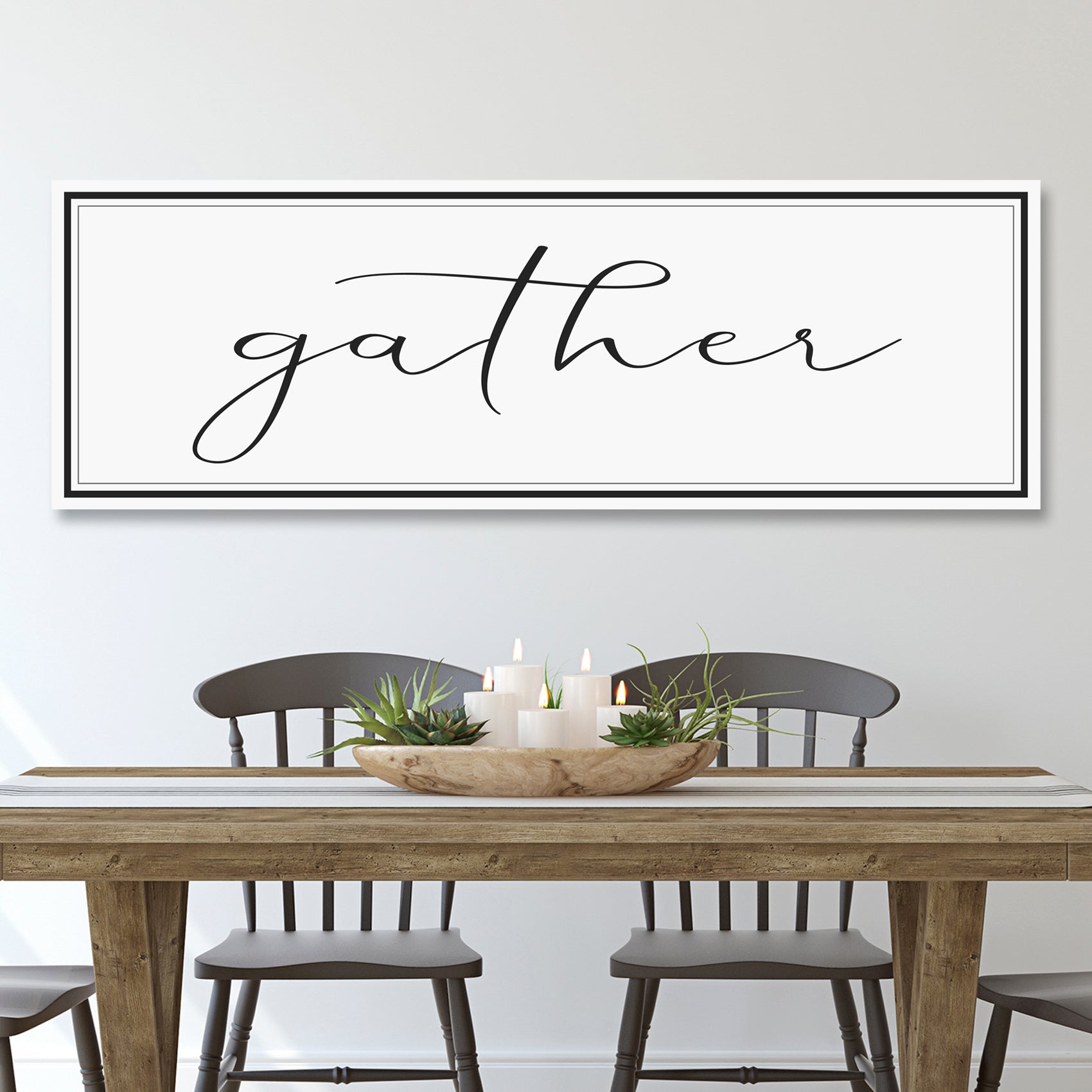 Gather Sign Style 1 - Image by Tailored Canvases