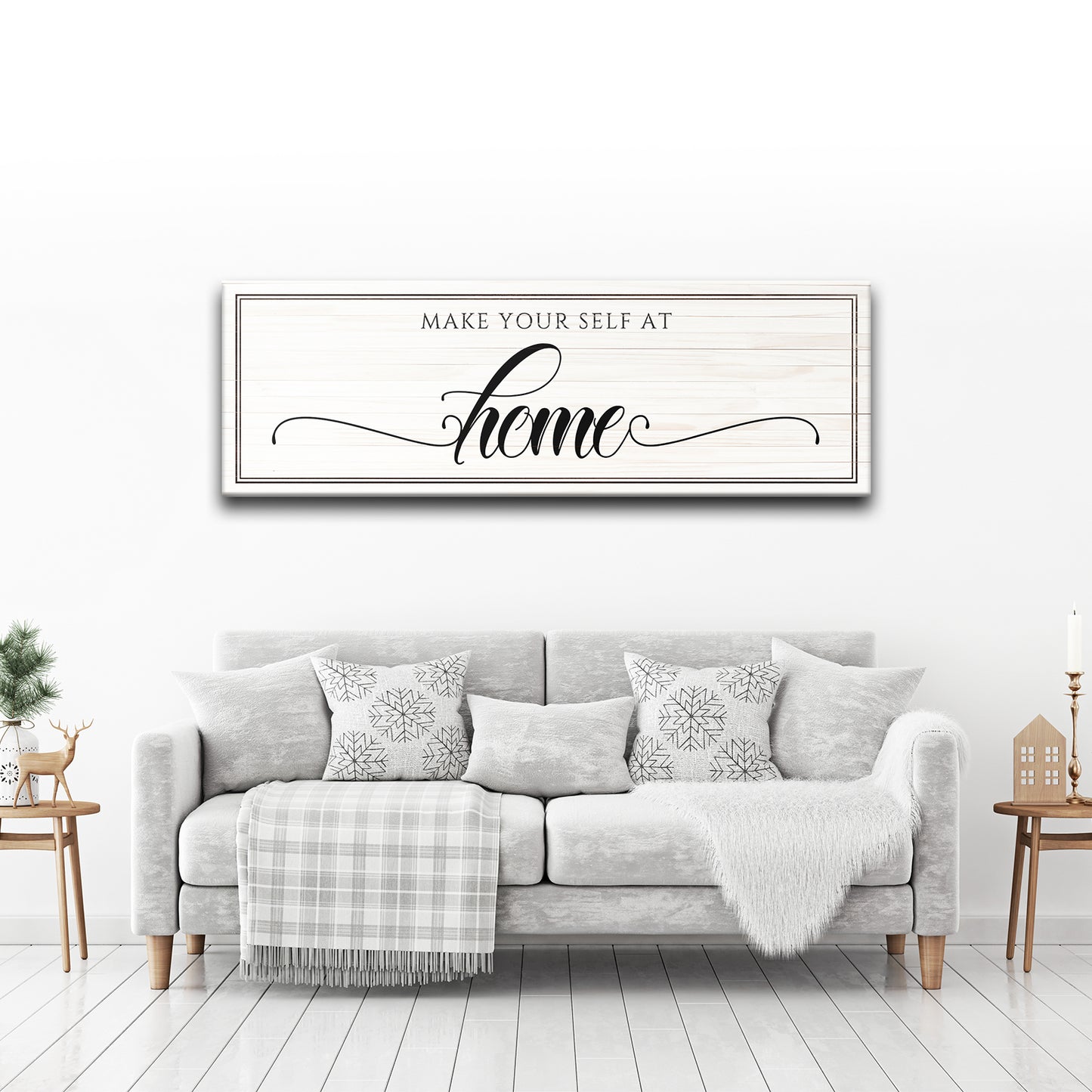 Make Yourself at Home Sign II - Image by Tailored Canvases