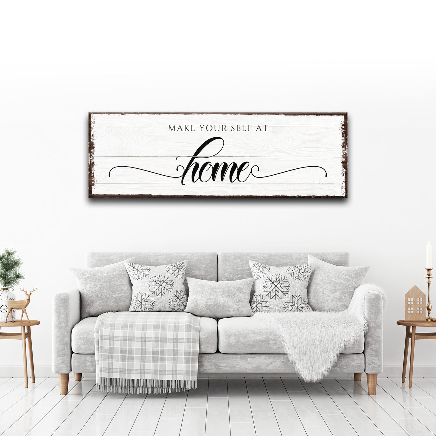 Make Yourself at Home Sign II Style 2 - Image by Tailored Canvases
