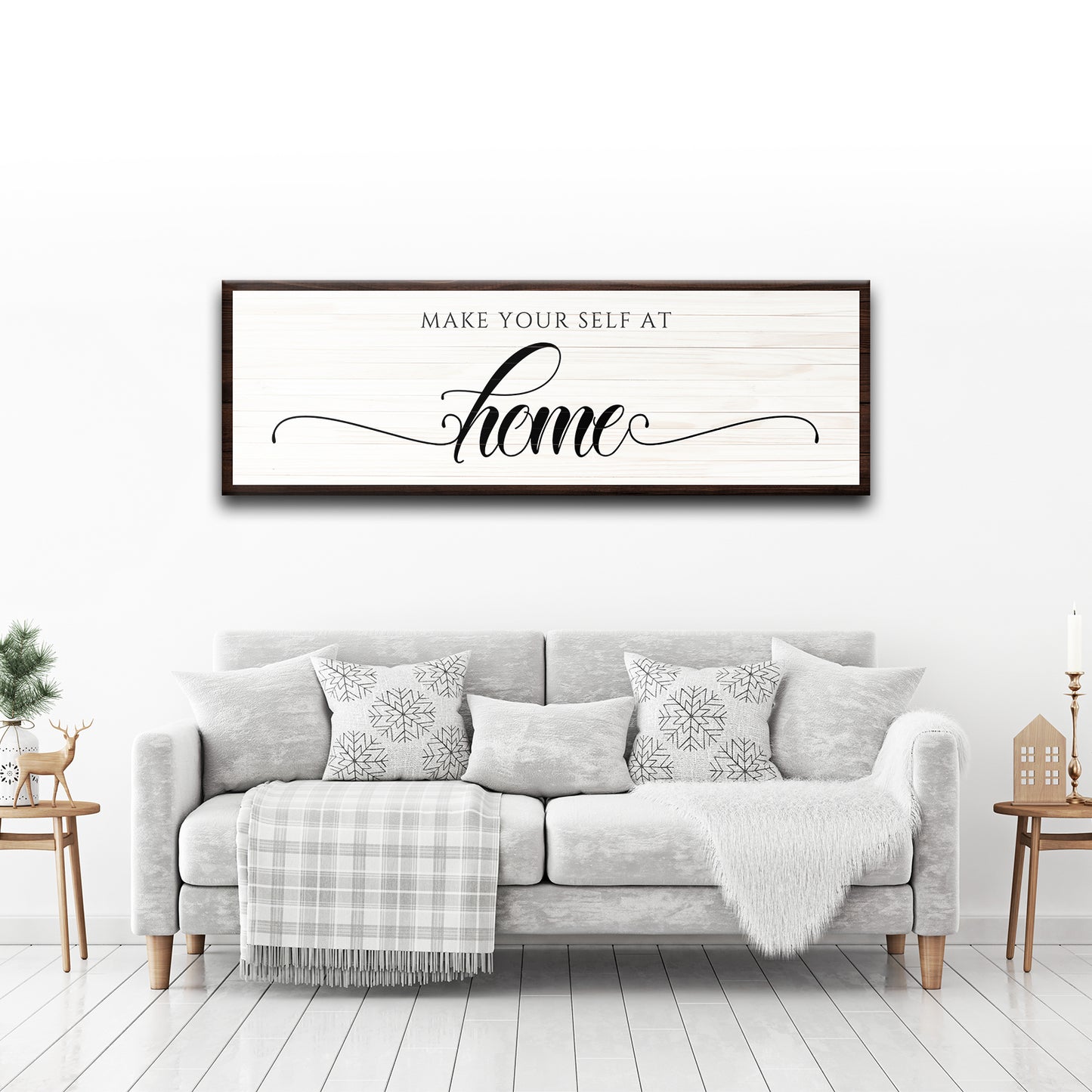 Make Yourself at Home Sign II Style 3 - Image by Tailored Canvases