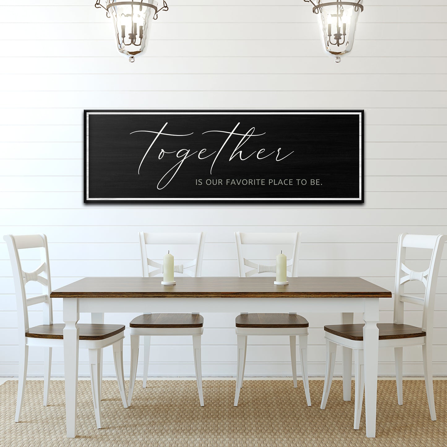 Together Is Our Favorite Place To Be Canvas Wall Art Style Style 3 - Image by Tailored Canvases