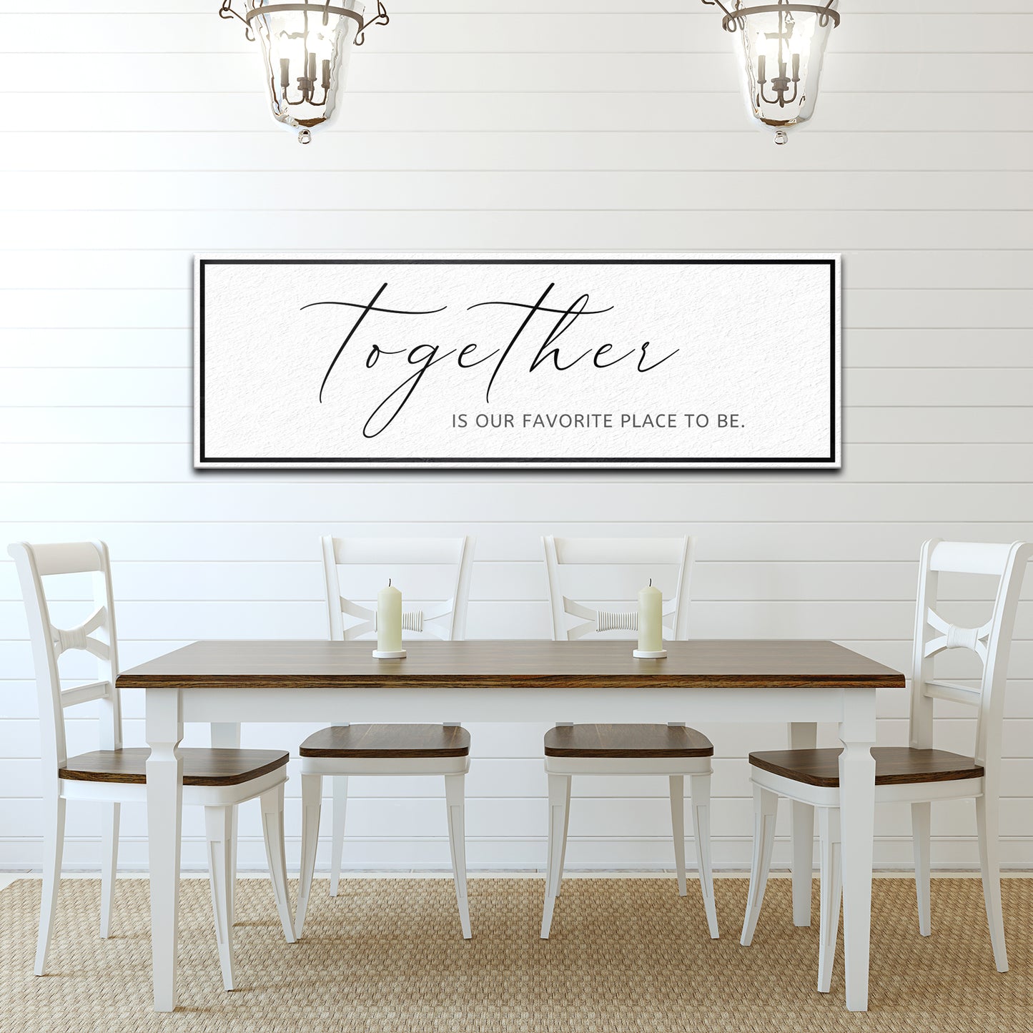 Together Is Our Favorite Place To Be Canvas Wall Art Style Style 4 - Image by Tailored Canvases