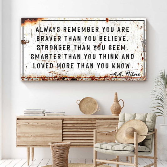 You are Loved More than You Know Rustic Sign - Image by Tailored Canvases