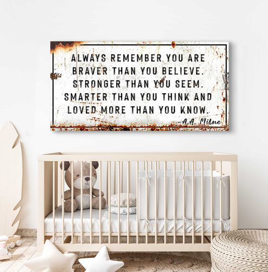 You are Loved More than You Know Rustic Sign - Image by Tailored Canvases