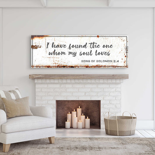 I Have Found The One Rustic Sign - Image by Tailored Canvases