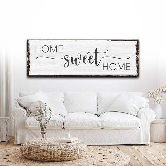 Home Sweet Home Sign III - Image by Tailored Canvases