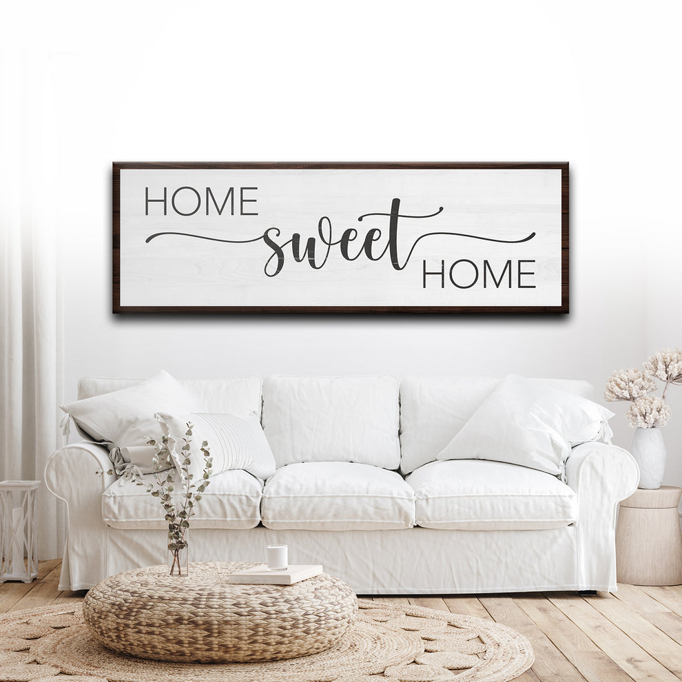 Home Sweet Home Sign III by Tailored Canvases