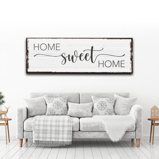 Home Sweet Home Sign III - Image by Tailored Canvases