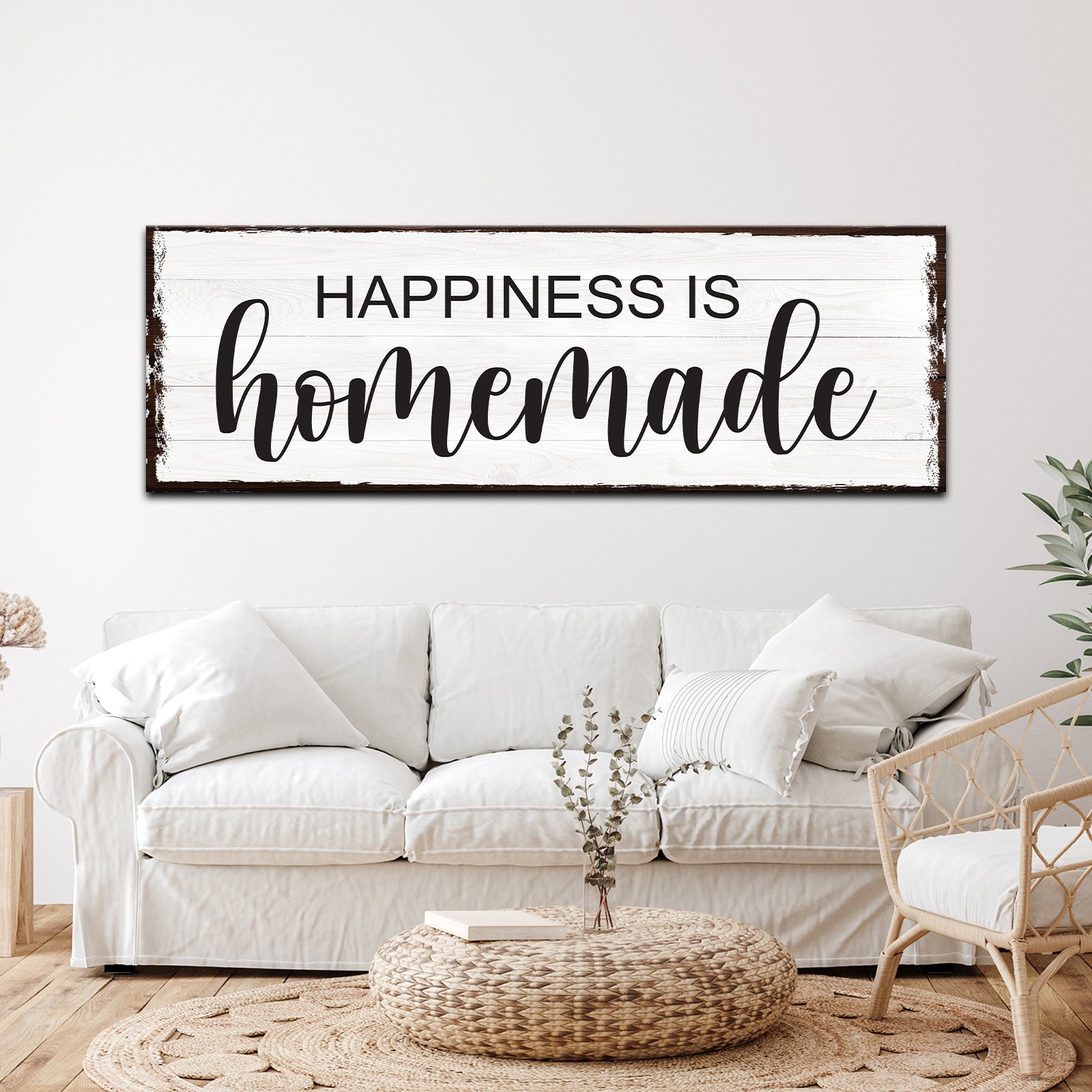 Happiness is Homemade Sign III - Image by Tailored Canvases