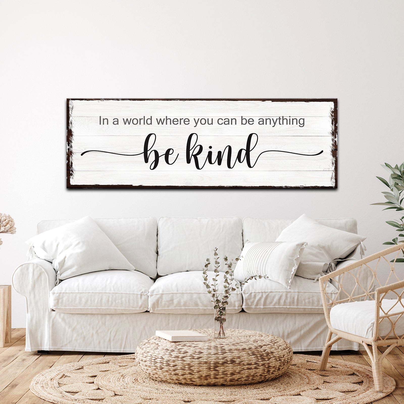 Be Kind Sign - Image by Tailored Canvases