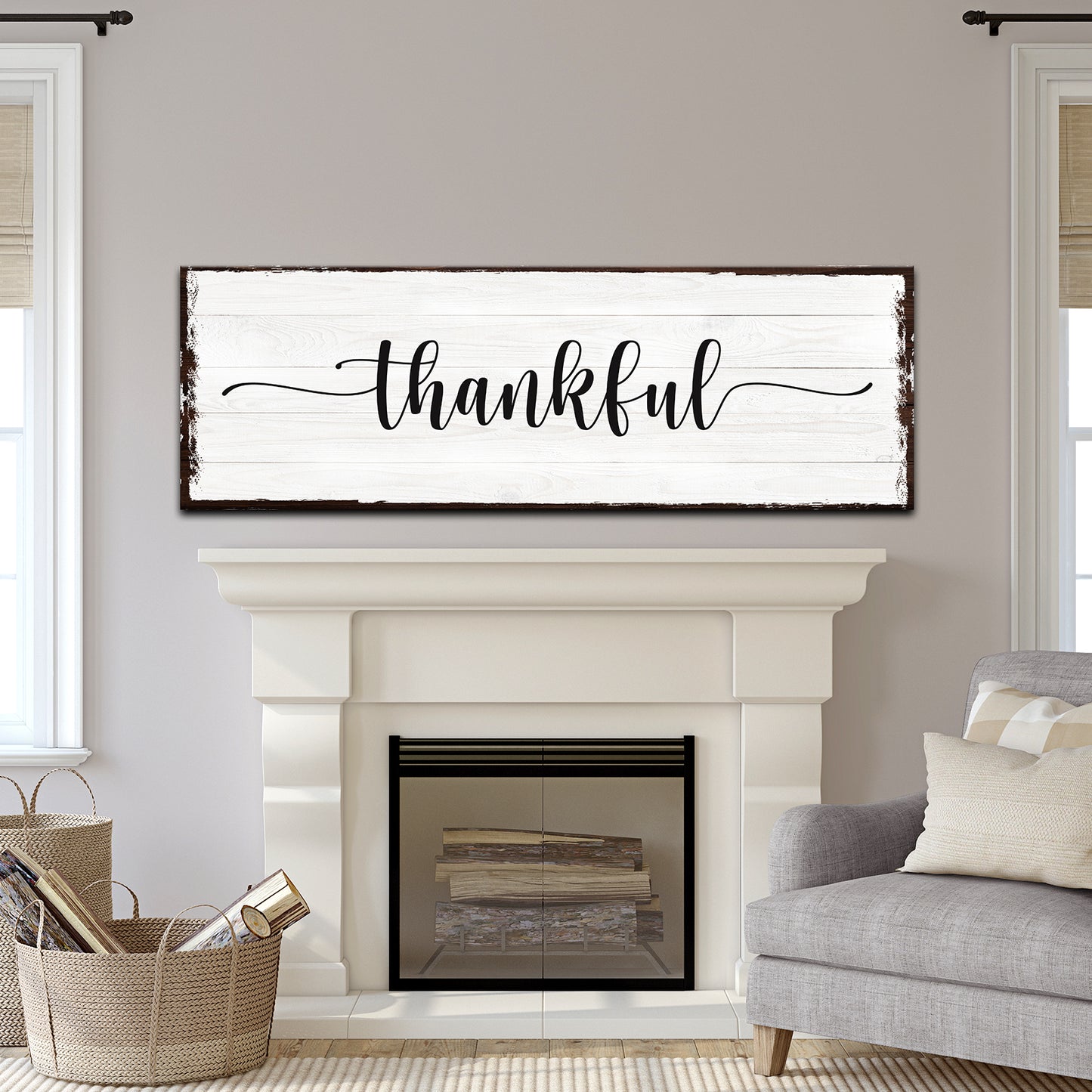 Thankful Sign - Image by Tailored Canvases