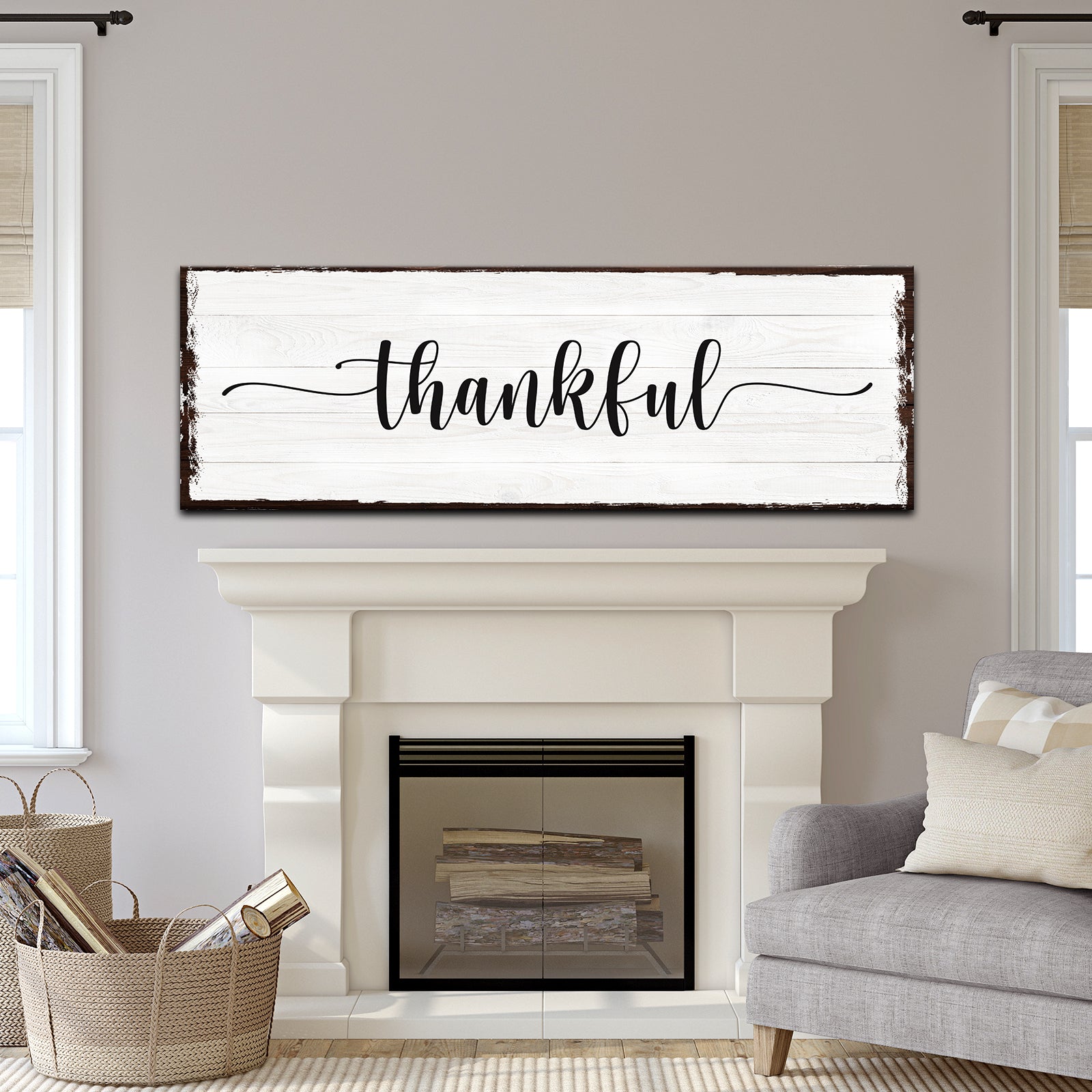 Thankful Sign - Image by Tailored Canvases