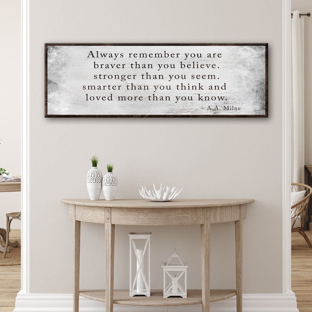 You are Loved More than You Know Grunge Sign Style 1 - Image by Tailored Canvases