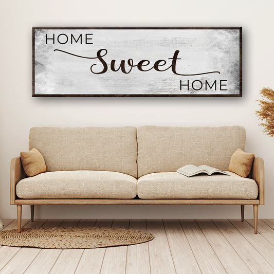Home Sweet Home Grunge Sign - Image by Tailored Canvases
