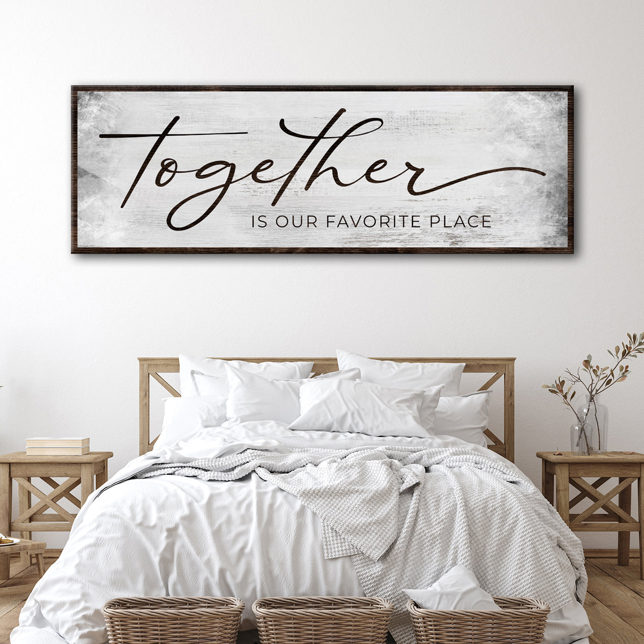 Together Is Our Favorite Place Sign – Tailored Canvases