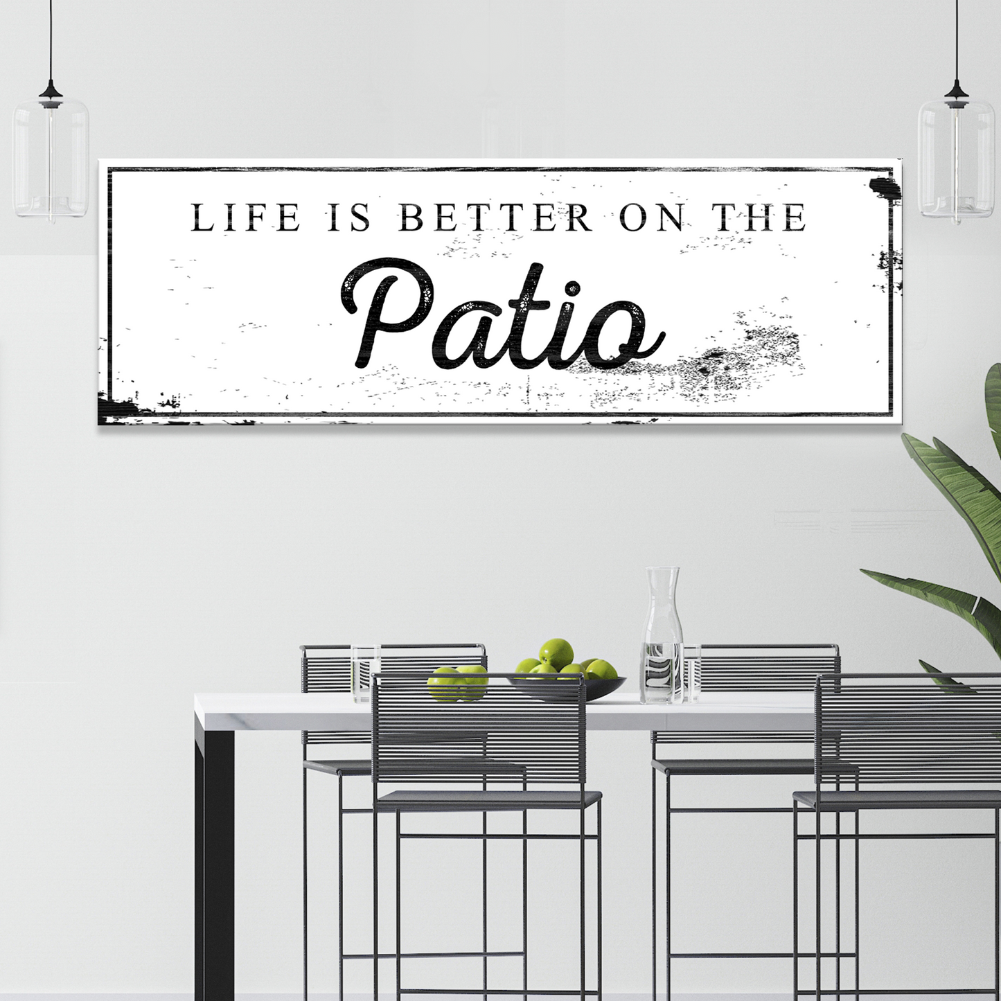 Life is Better on the Patio Sign - Image by Tailored Canvases