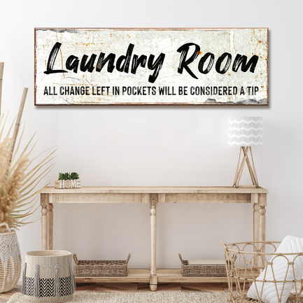 Laundry Room Sign II - Image by Tailored Canvases