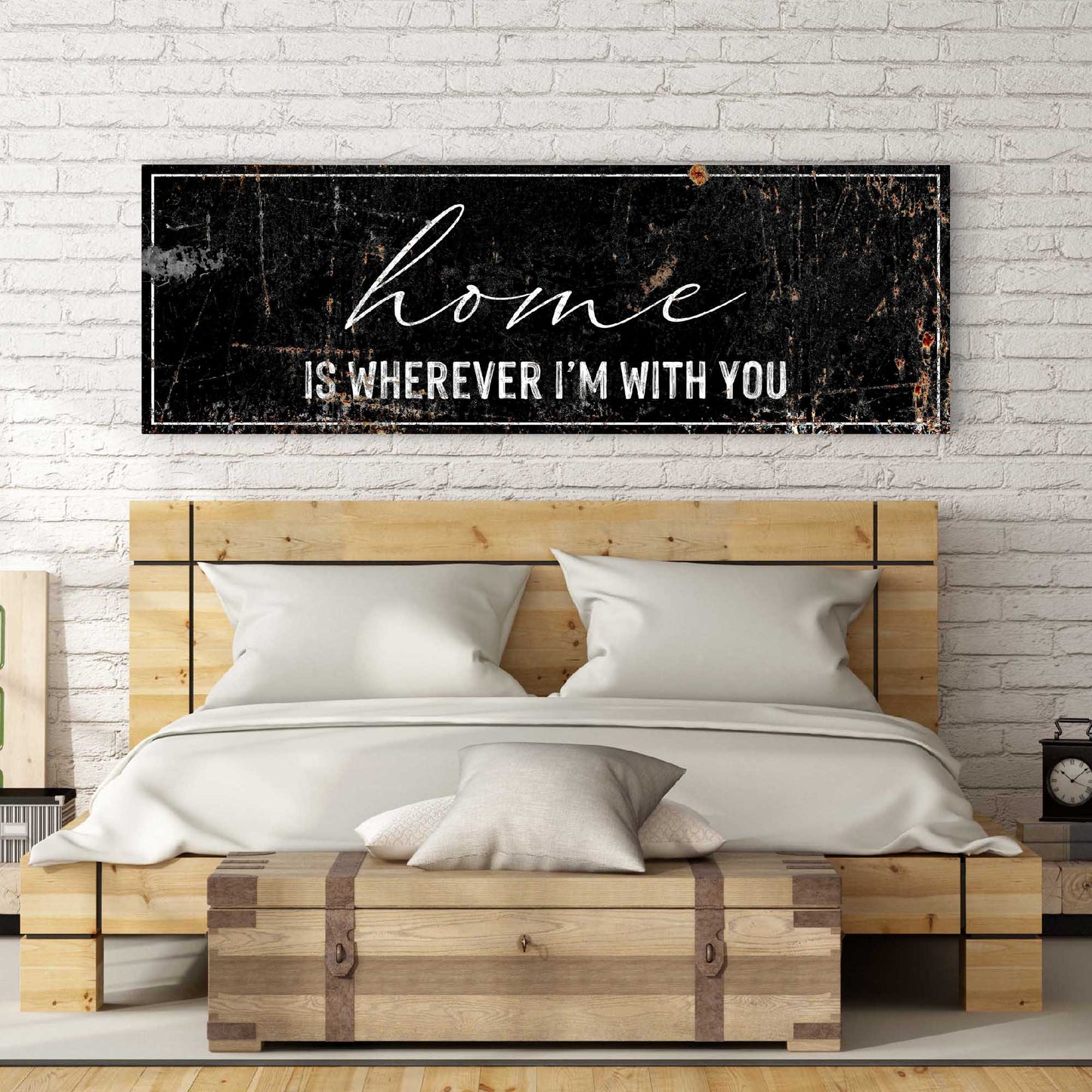 Home is Wherever I'm with You Sign Style 2 - Image by Tailored Canvases