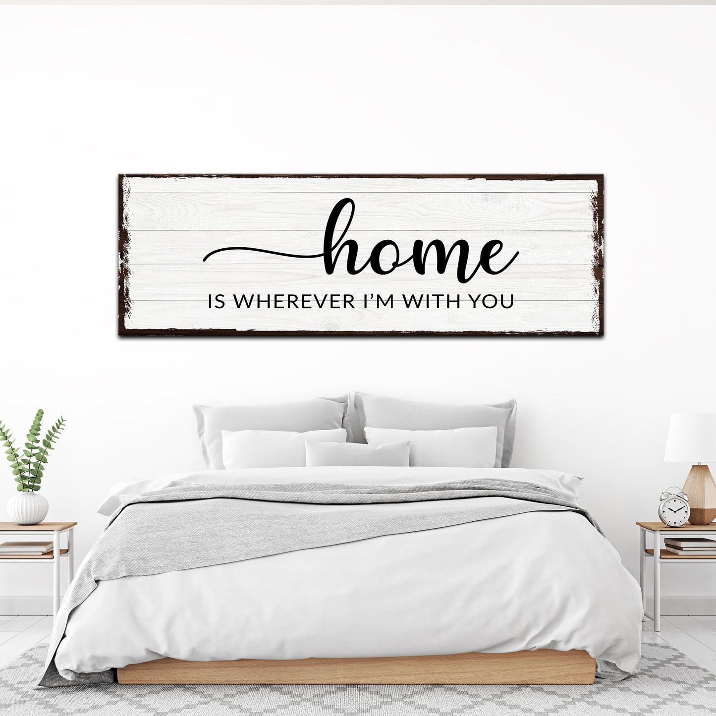 Home is Wherever I'm with You Sign II - Image by Tailored Canvases