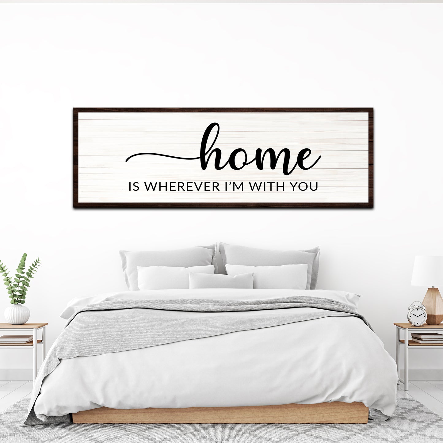 Home is Wherever I'm with You Sign II Style 2 - Image by Tailored Canvases