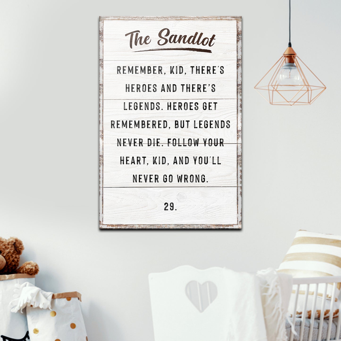 The Sandlot Sign Style 2 - Image by Tailored Canvases