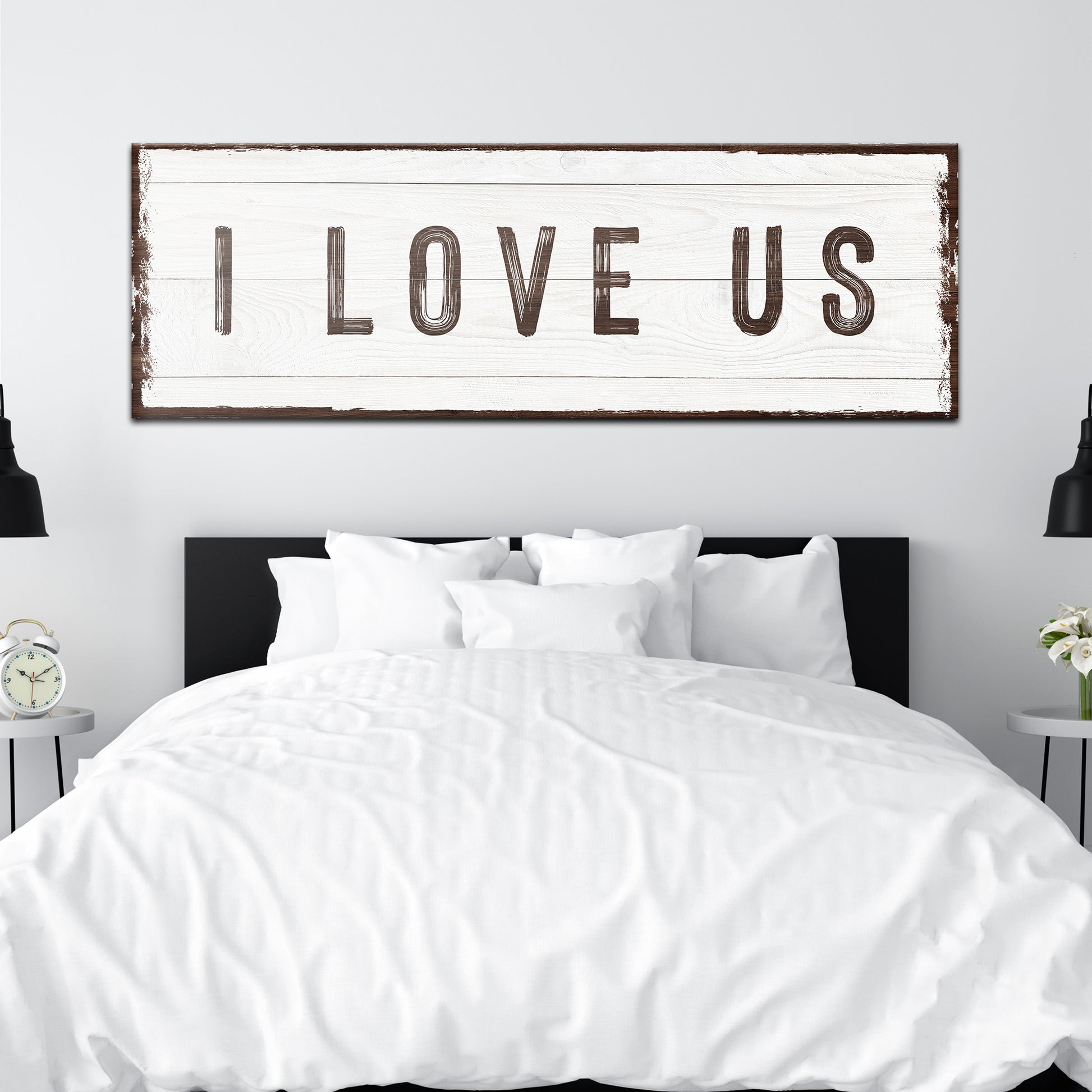 I Love Us Sign Style 2 - Image by Tailored Canvases