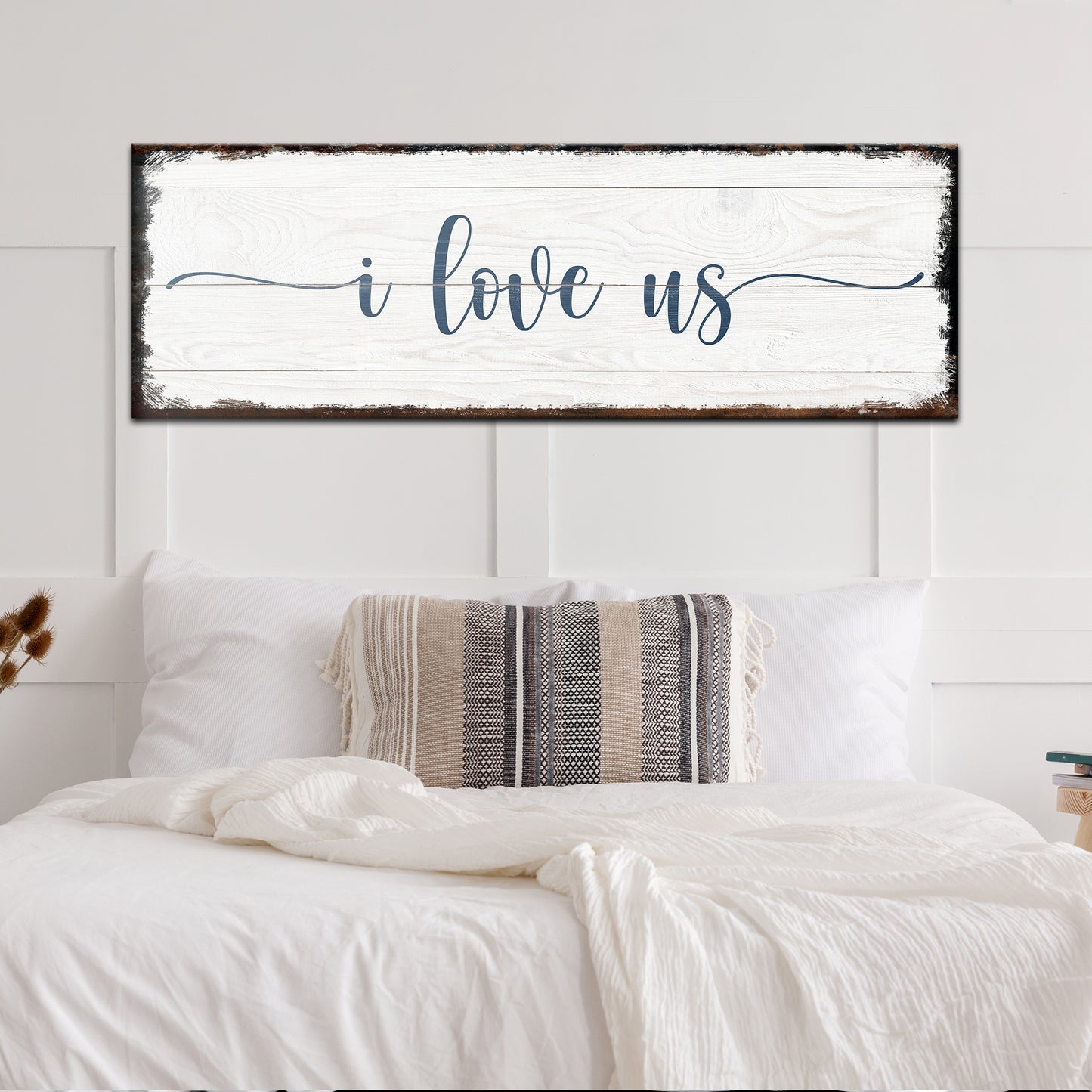 I Love Us Sign Style 1 - Image by Tailored Canvases