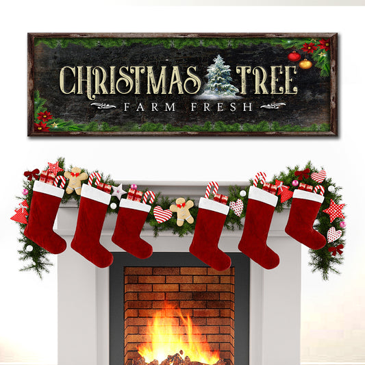 Christmas Tree Farm Sign IV  - Image by Tailored Canvases