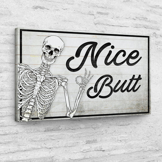 Nice Butt Bathroom Sign Style 2 - Image by Tailored Canvases