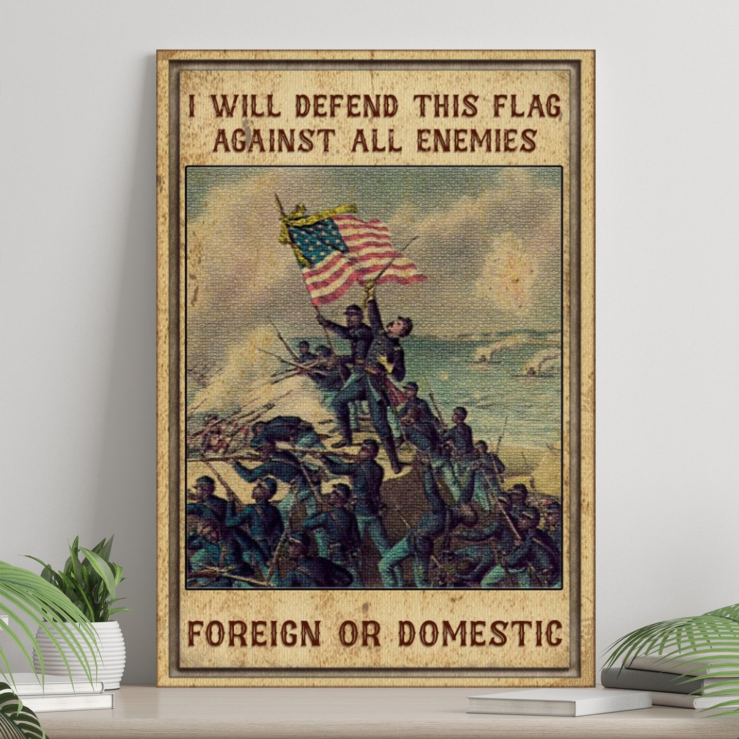 Defend This Flag Sign - Image by Tailored Canvases