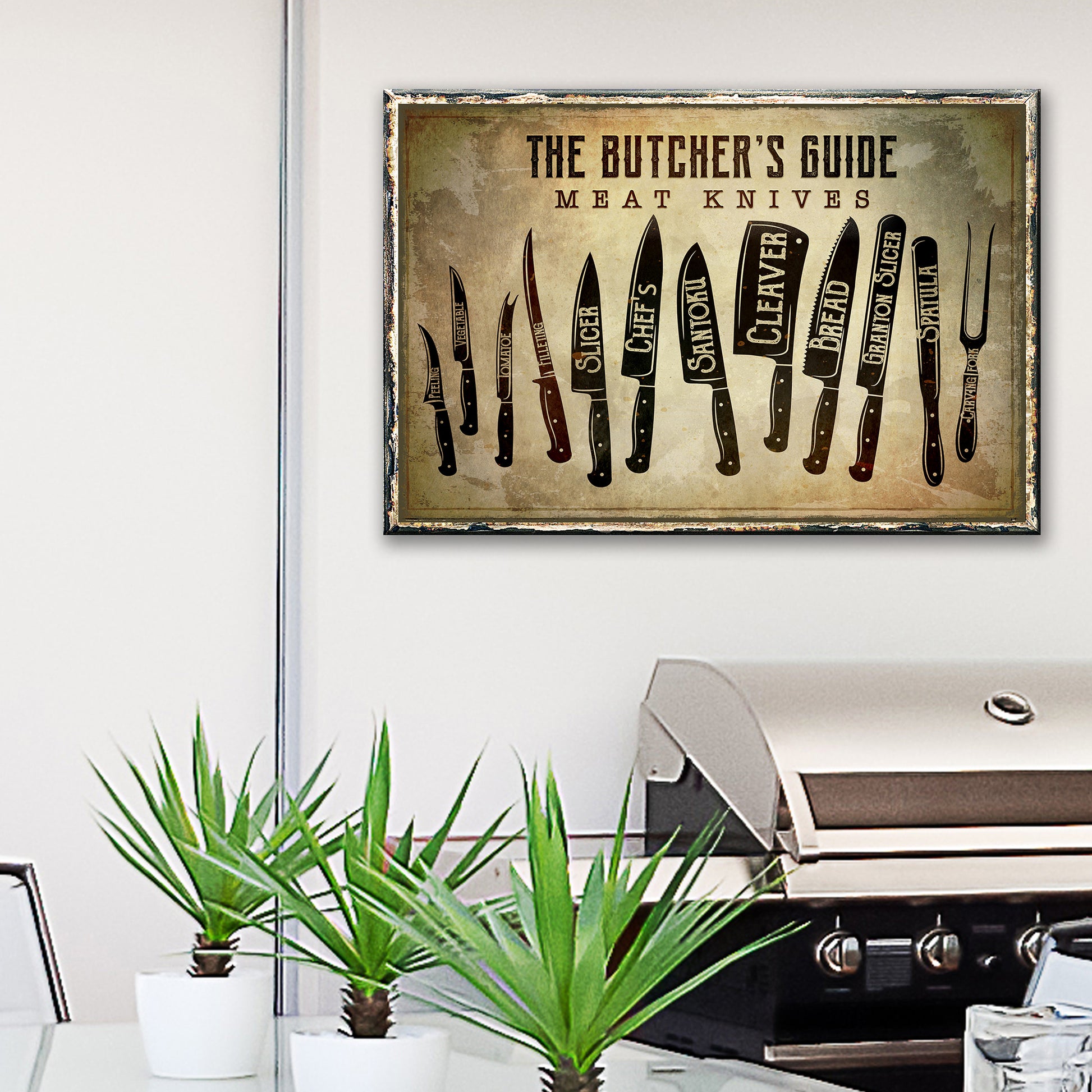 The Butcher Guide Sign - Image by Tailored Canvases