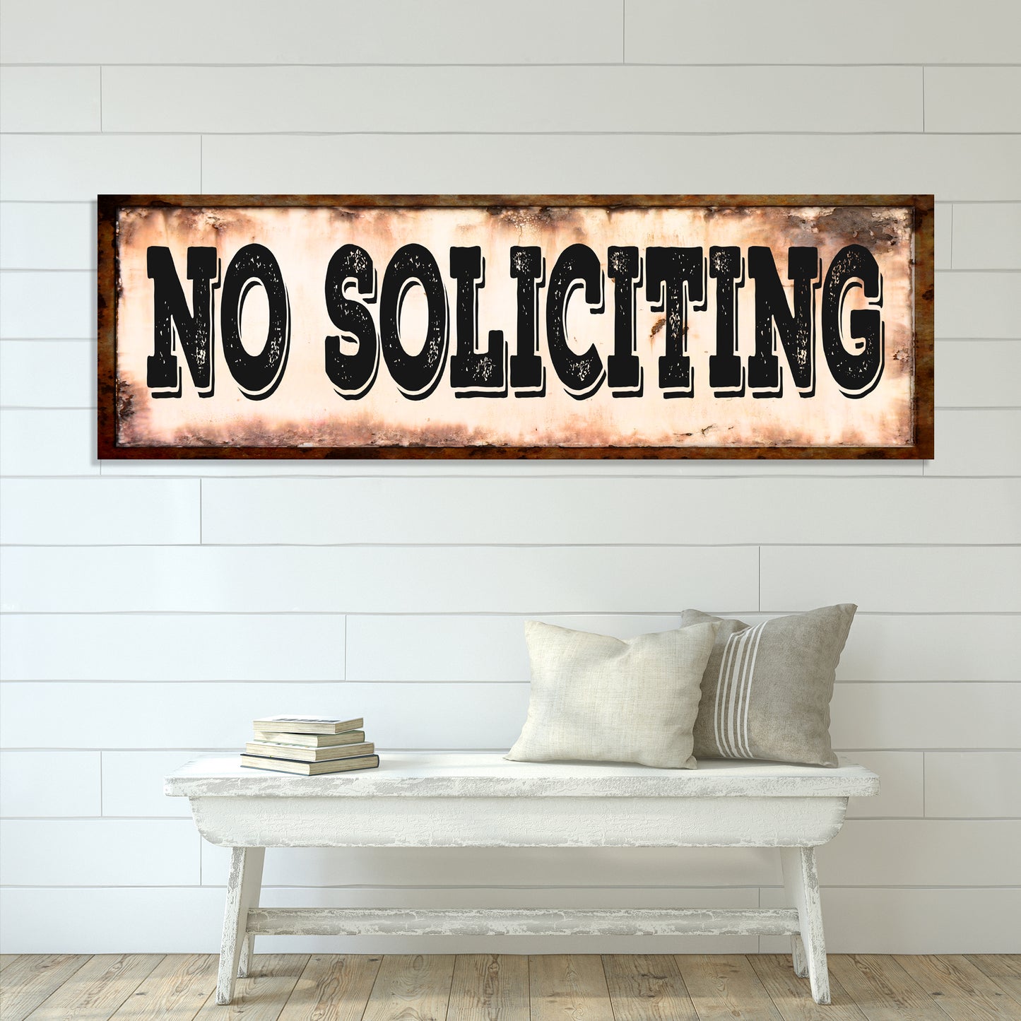 No Soliciting Sign III - Image by Tailored Canvases