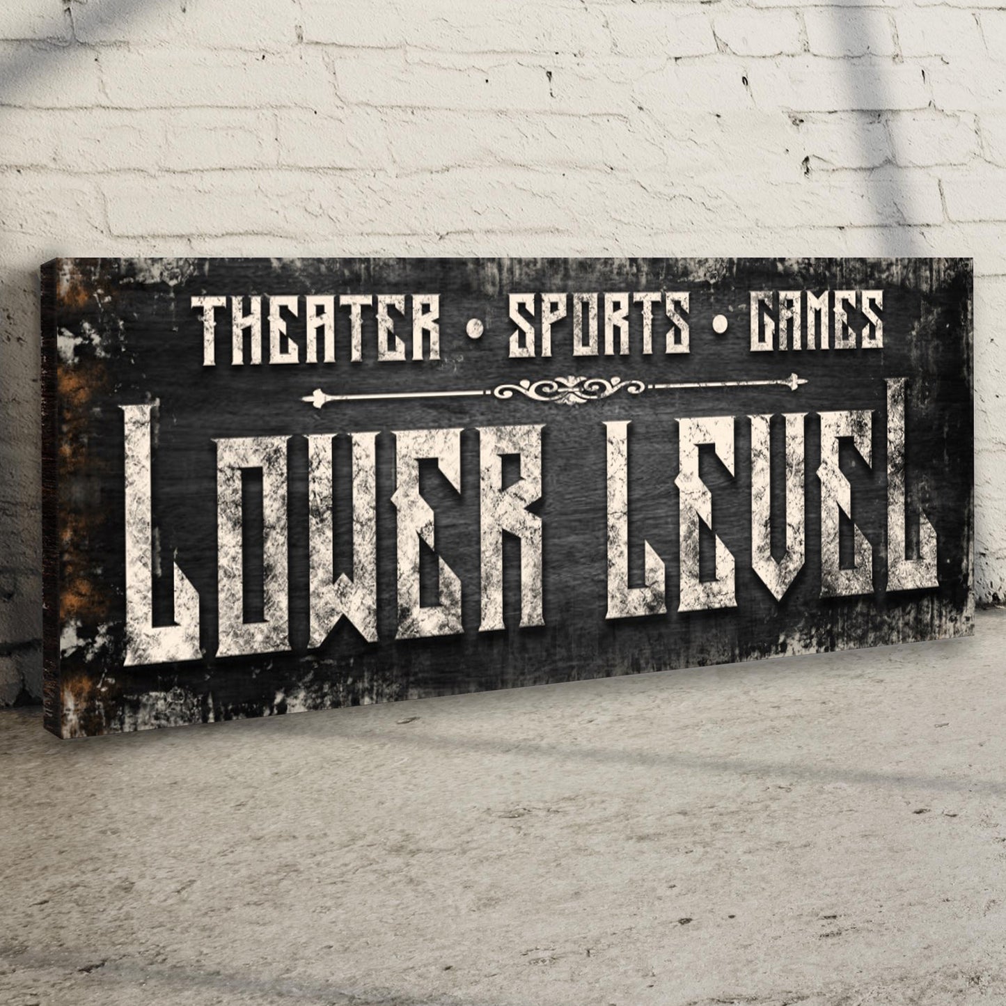 Lower Level Sign Style 2 - Image by Tailored Canvases