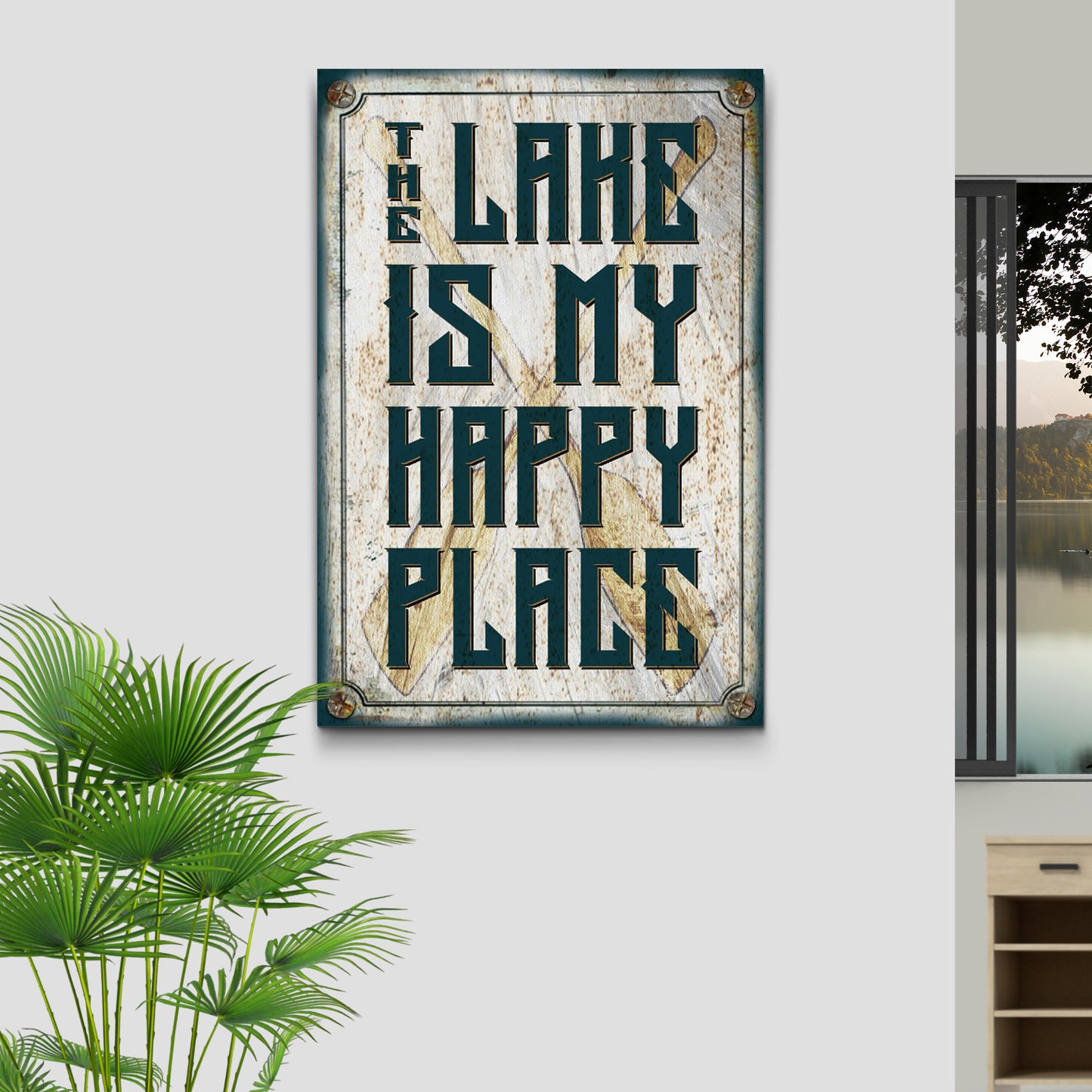 Happy Place Sign - Image by Tailored Canvases
