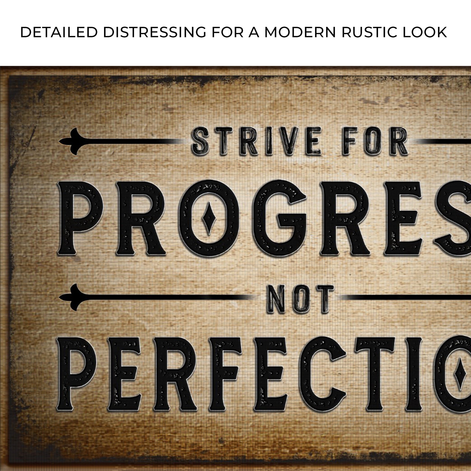 Strive For Progress Sign Zoom - Image by Tailored Canvases