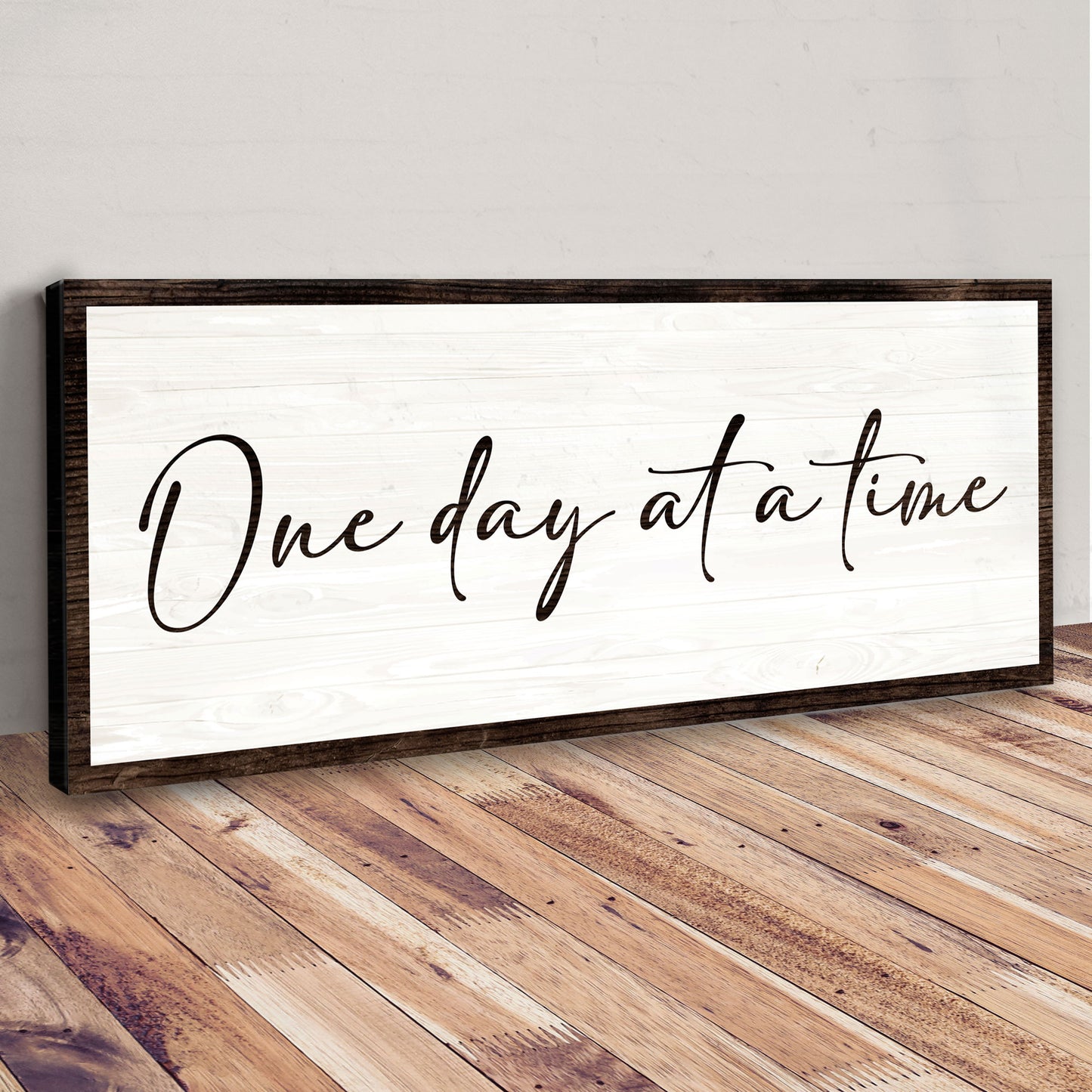 One Day At A Time Sign II Style 2 - Image by Tailored Canvases