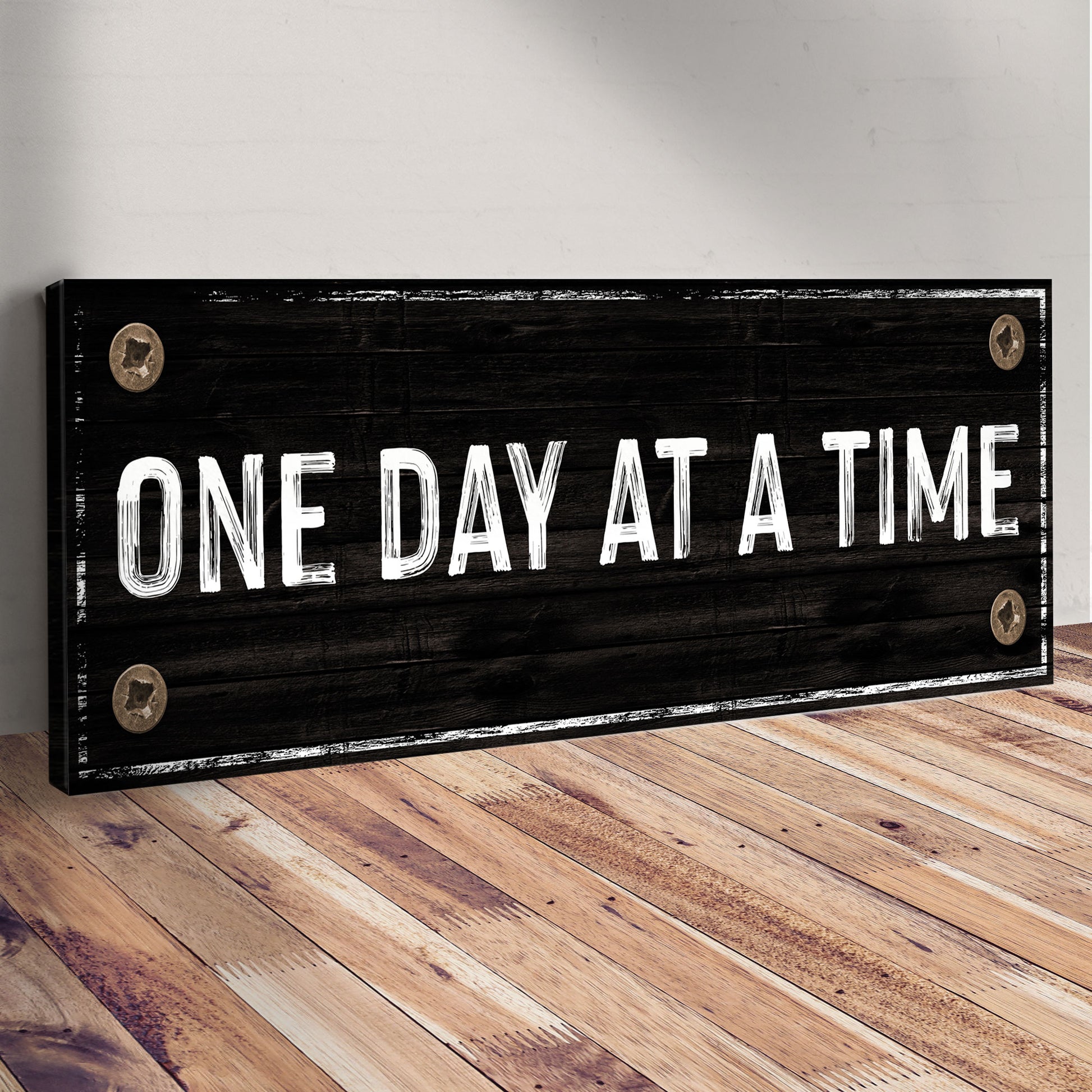 One Day At A Time Sign III Style 2 - Image by Tailored Canvases