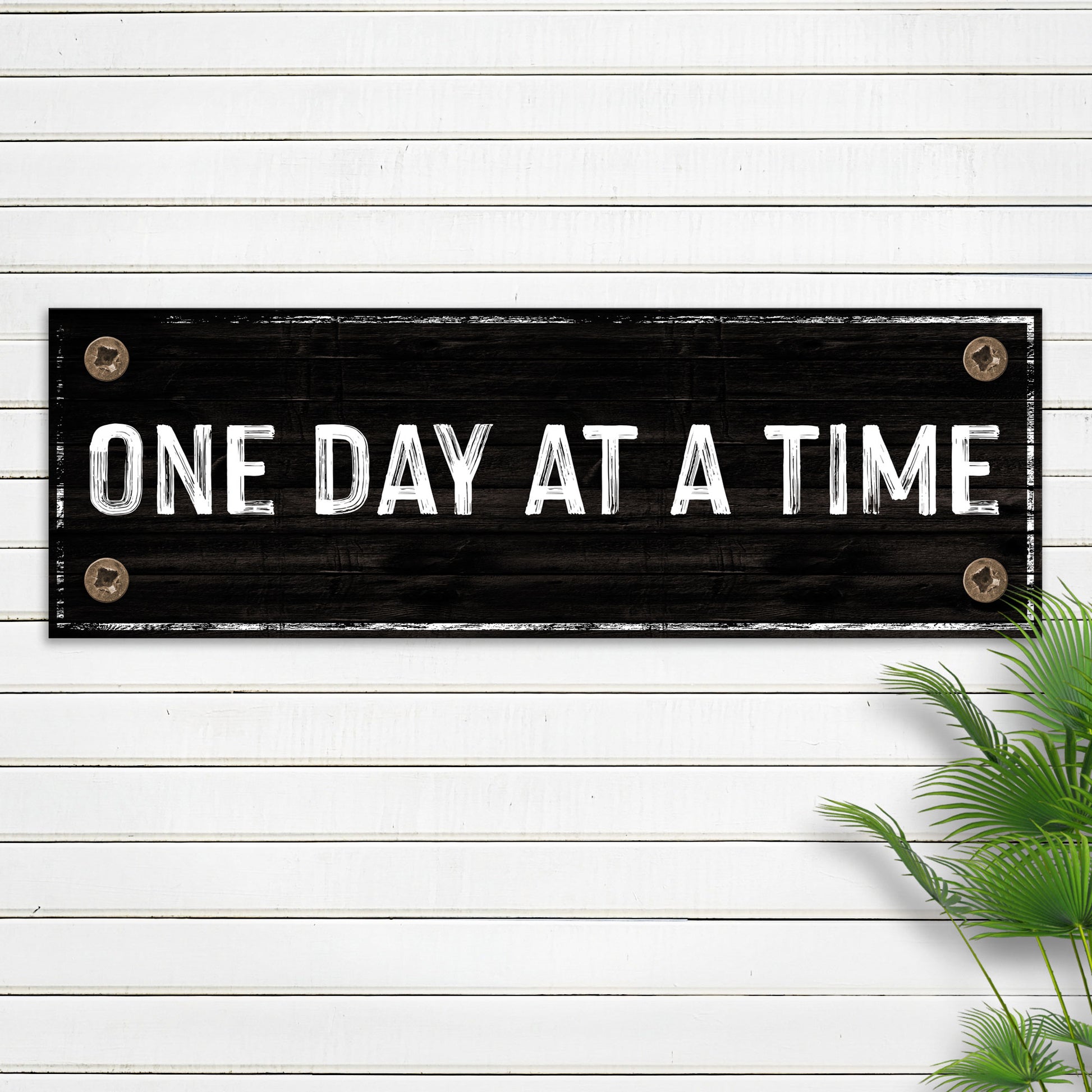 One Day At A Time Sign III Style 1 - Image by Tailored Canvases