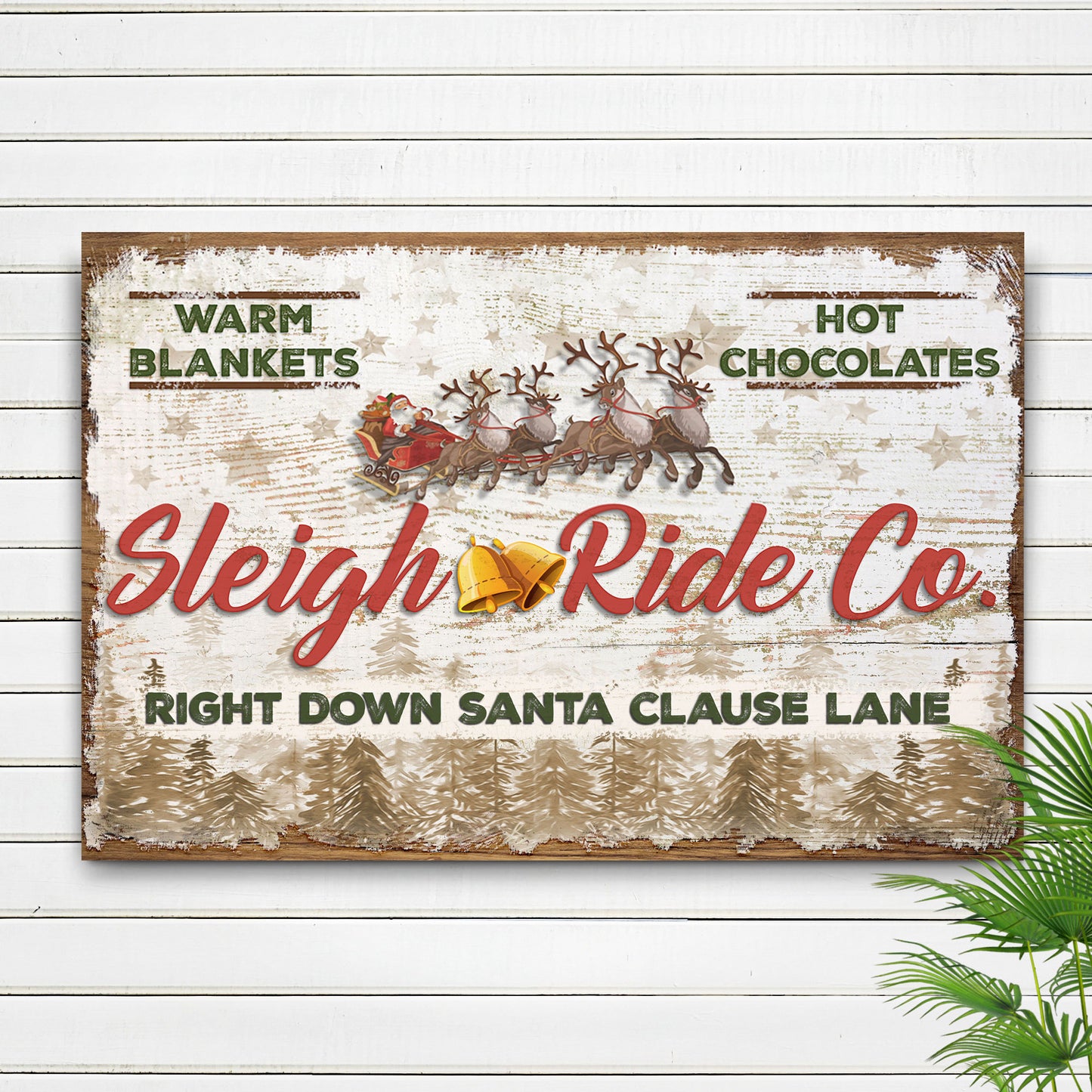 Sleigh Rides Sign II