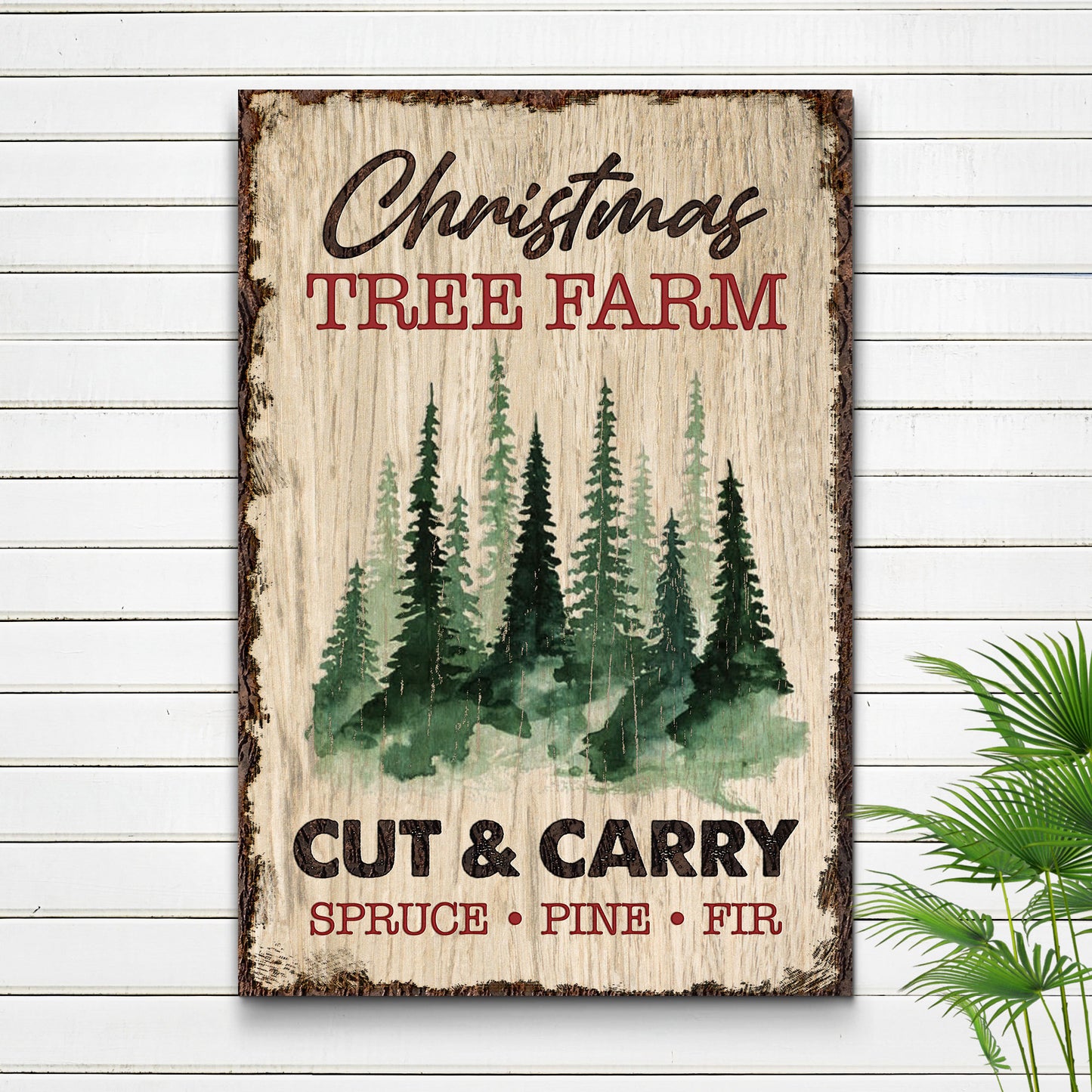 Christmas Tree Farm Sign III