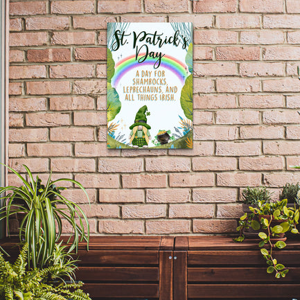 St. Patrick's Day, All Things Irish Sign - Image by Tailored Canvases