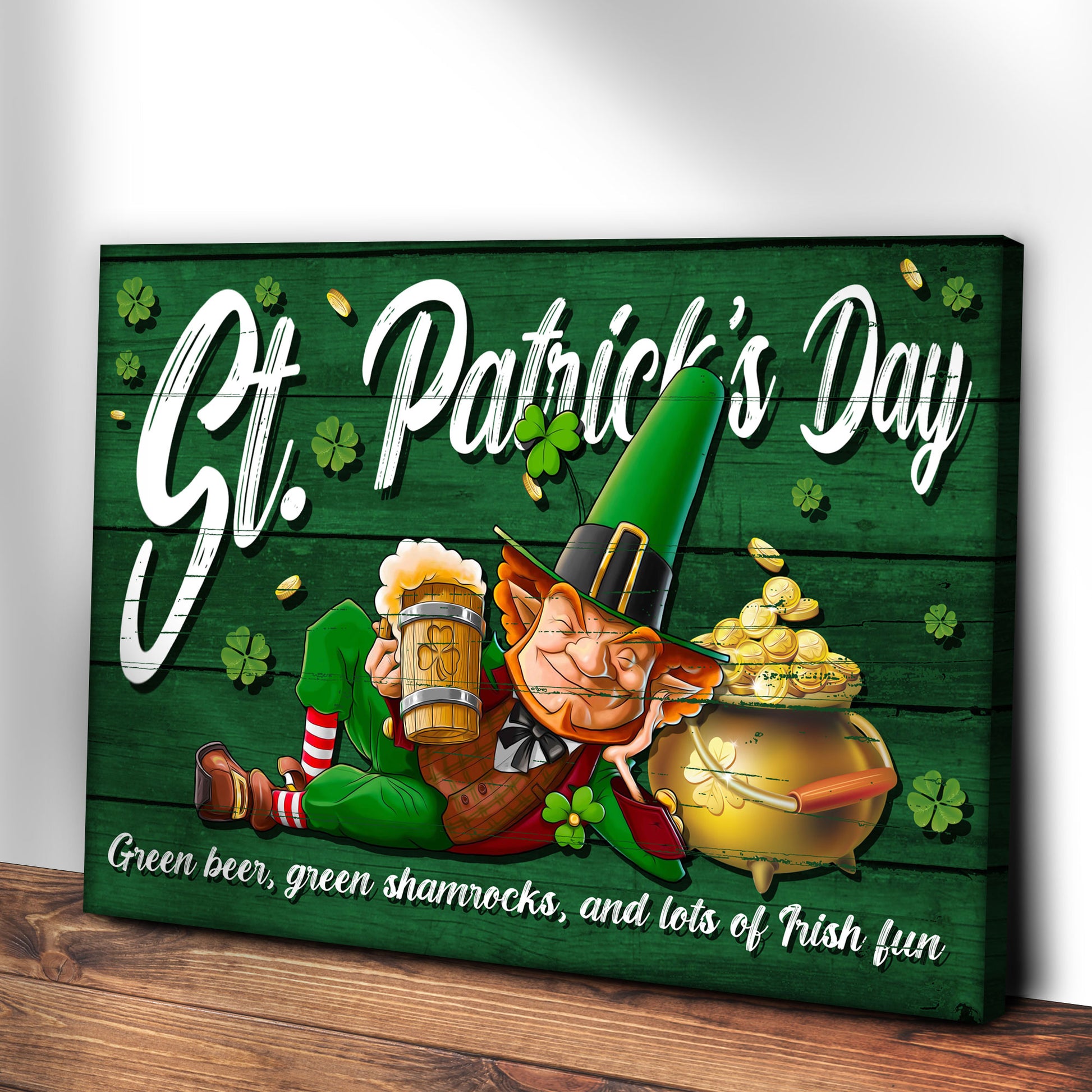 St. Patrick's Day Sign Style 2 - Image by Tailored Canvases